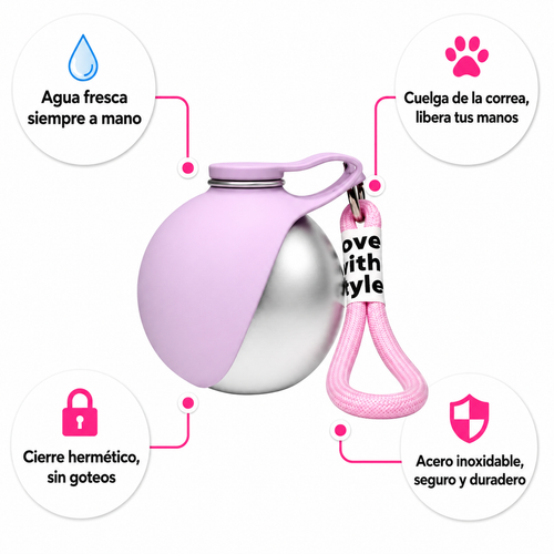 Hydropaw™ Botella de agua portátil